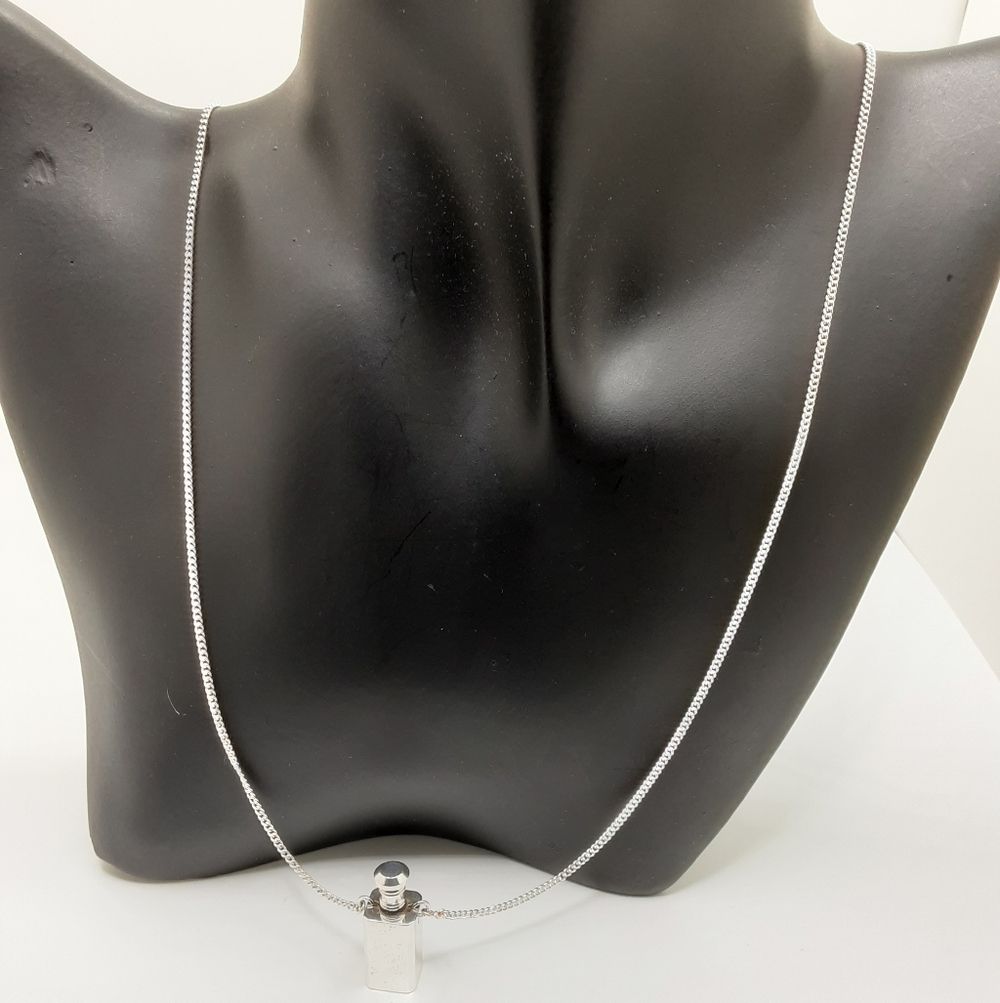 Vintage Mary Kay Perfume Bottle Necklace - EUC